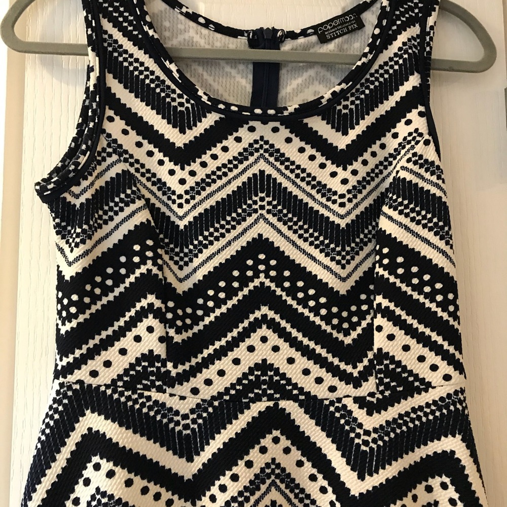 Papermoon Navy and White Dress - Picture 3 of 3